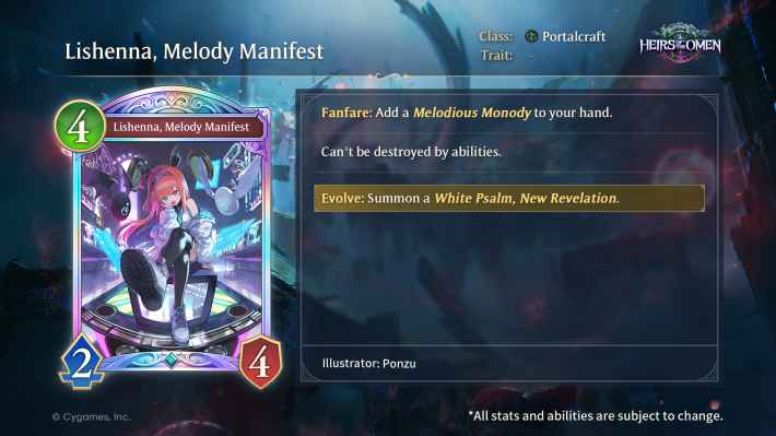 Lishenna, Melody Manifest