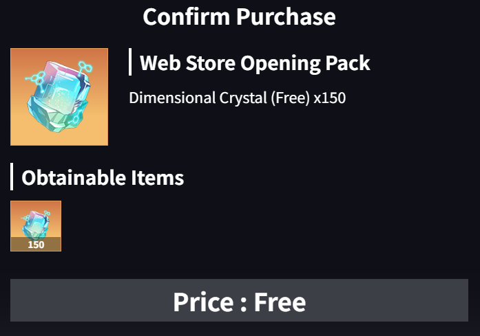 Free Dimensional Crystals