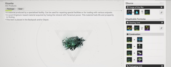Xiranite 
