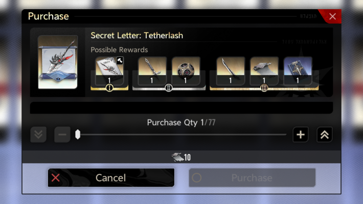 Tetherlash Secret Letter