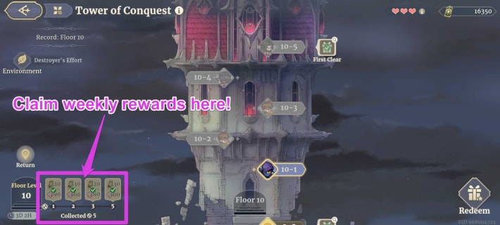 Sword of Convallaria (SoC) - Tower of Conquest