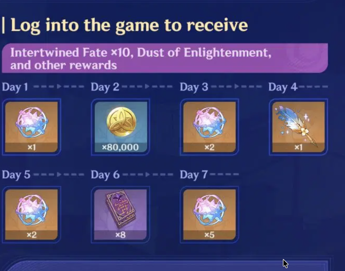 Silver FLux (Daily Login Event)