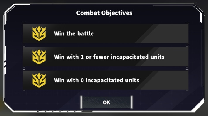 K8 The Game Training Combat Objectives