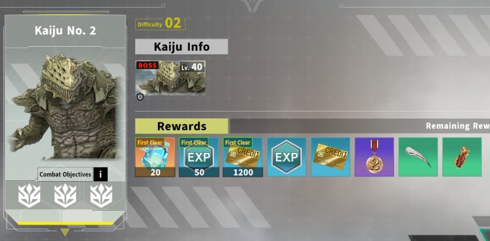 Kaiju No. 8 The Game Kaiju No. 2 Boss