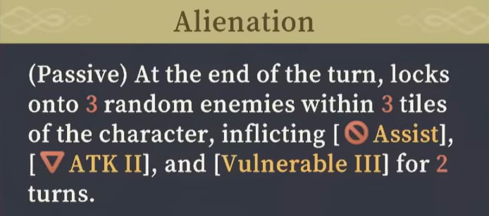 Sword of Convallaria (SoC) - Alienation