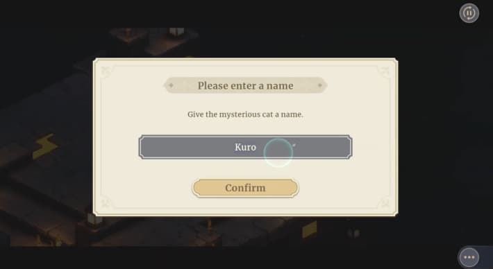Sword of Convallaria (SoC) - Naming the Mysterious Cat