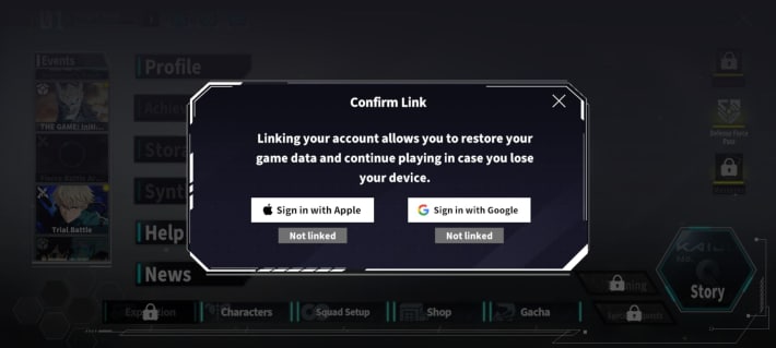 Link Account