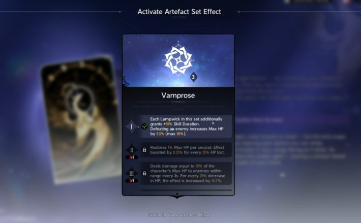 Duet Night Abyss Lampwick Set Effect