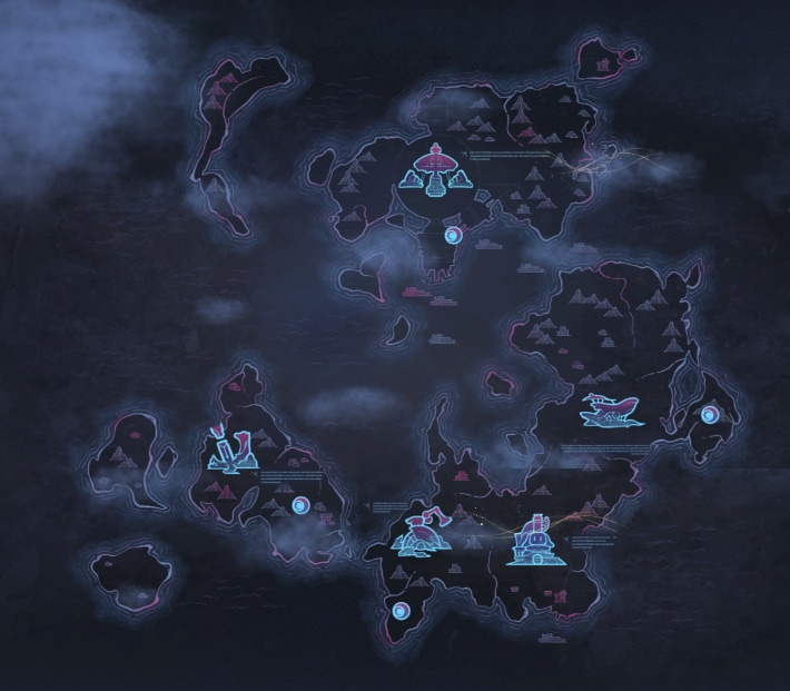Nod-Krai Map from Web Event