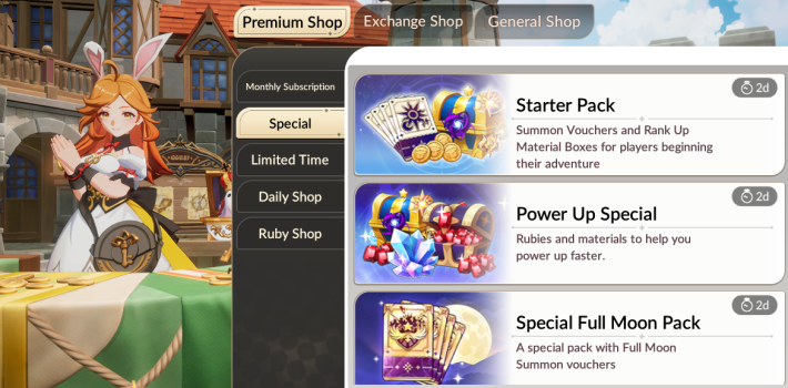 Shop Guide - Premium Shop Special
