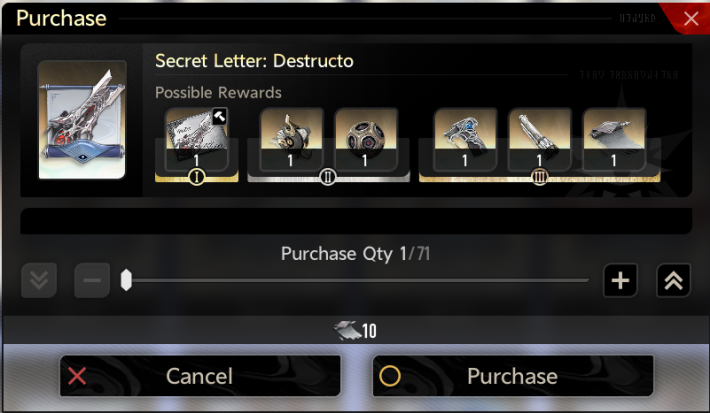 Destructo Secret Letter