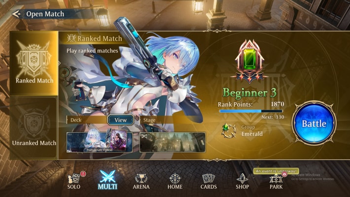 ranked match