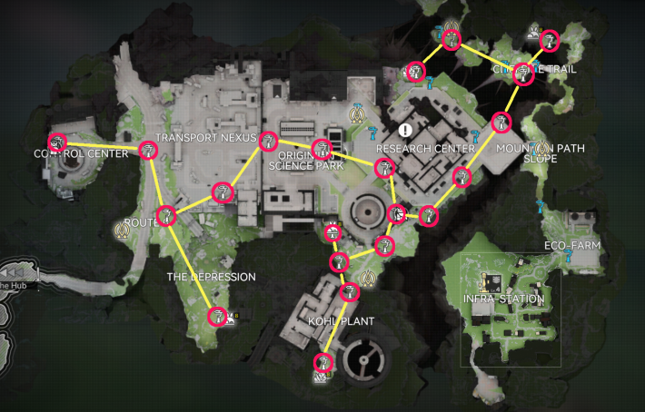 เส้นทางซิปไลน์ที่ดีที่สุดใน Originium Science Park ของ Arknights: Endfield