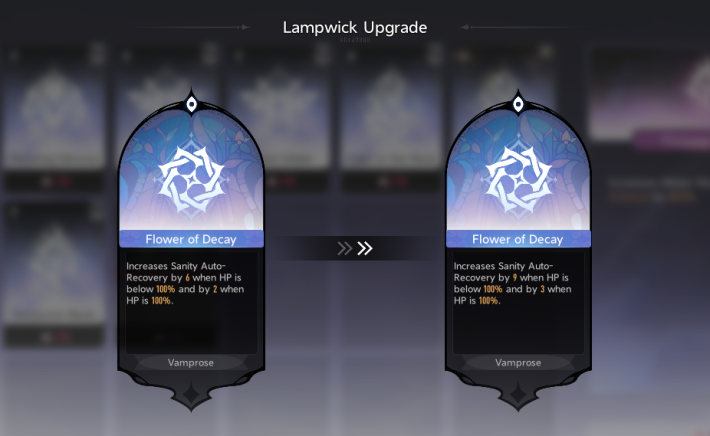 Duet Night Abyss Upgrade Lampwicks