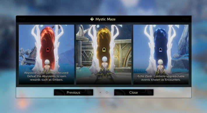 Duet Night Abyss Zones