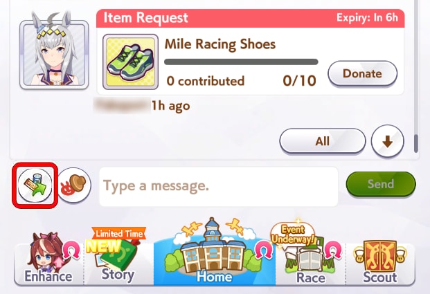 Item Requests in the Club