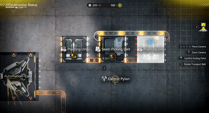 Arknights Endfield Looping Seed Picking Unit Back to Planting Unit