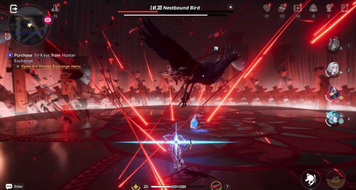 NTE Nestbound Bird Dodge Multi-hit attacks