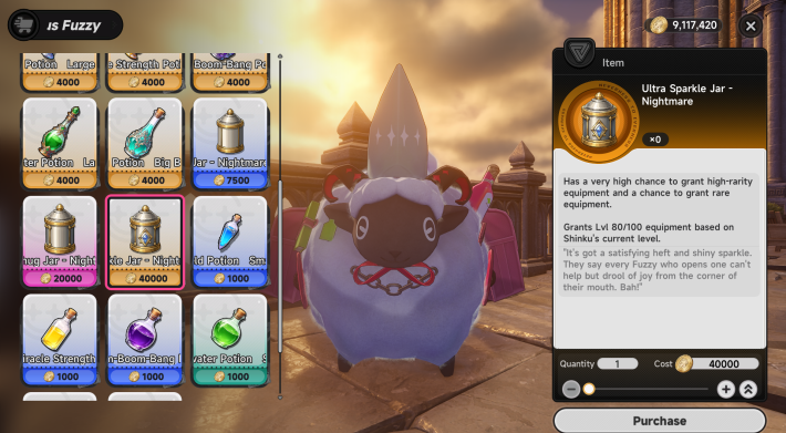 NTE Mysterious Fuzzy Merchant 999 Nights