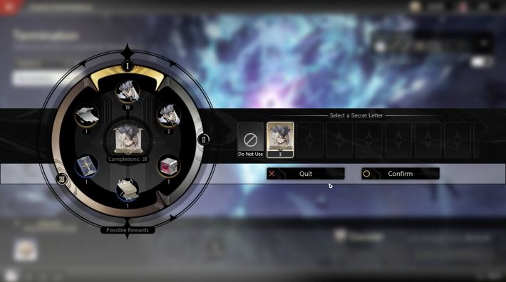 Requires Secret Letter