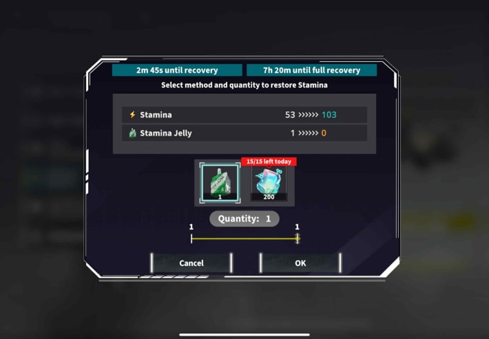 Dimension Crystal Stamina