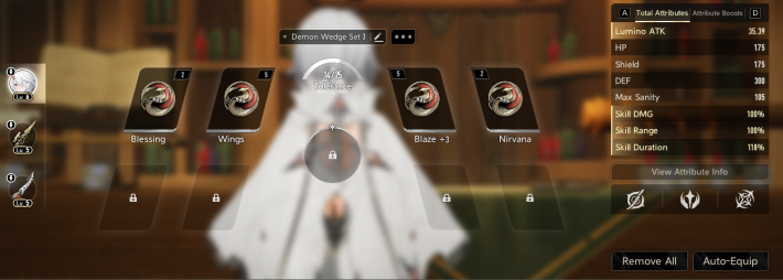 Duet Night Abyss Character Demon Wedges