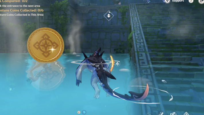 Collect Coins In Each Stage Room