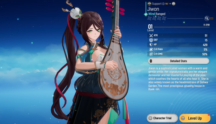 Jiwon Character