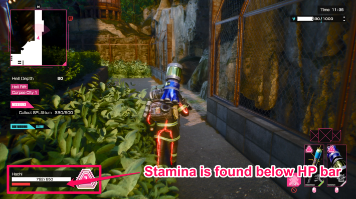 Stamina Dash Guard and Dodge