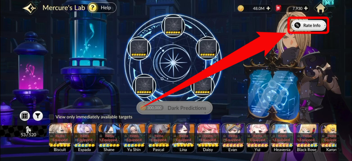 Mercure’s Lab - Slot Rates Image