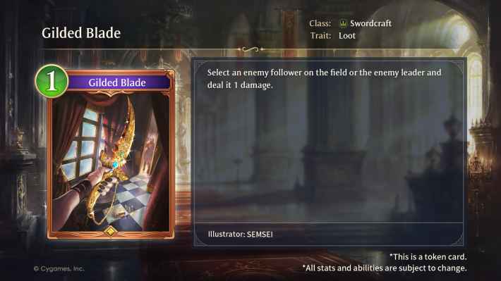 Gilded Blade