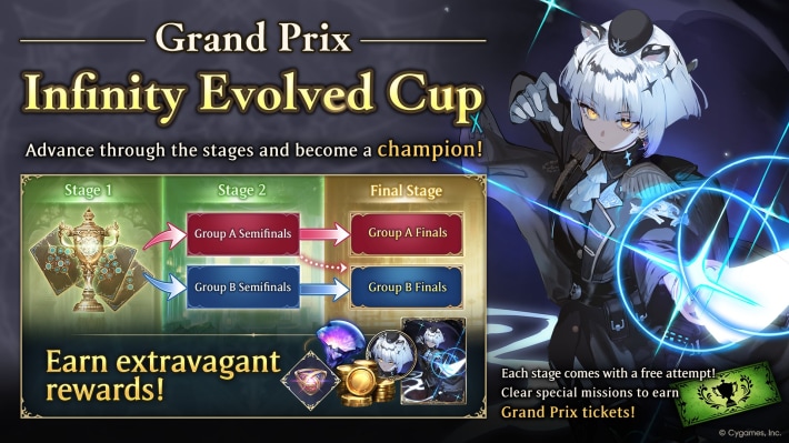 Grand Prix Infinity Evolved Cup Rewards