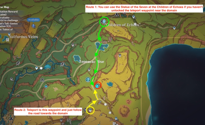 Collect From The Blazing Ruins Domain