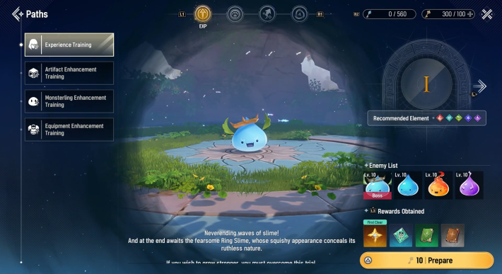 Mongil Stardive Paths Screen