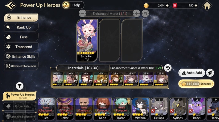 Hero Enhancement