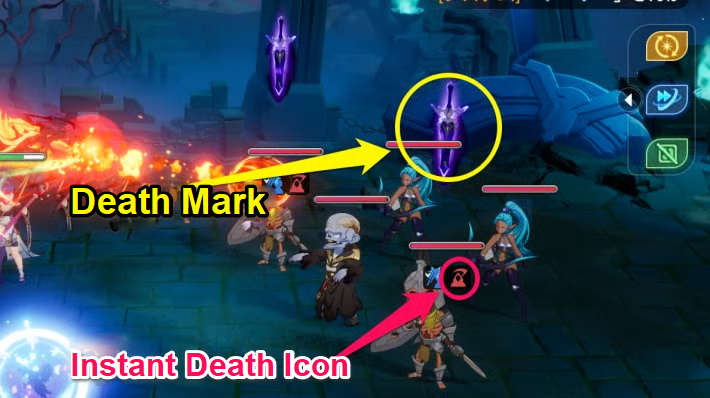 Death icon and Mark