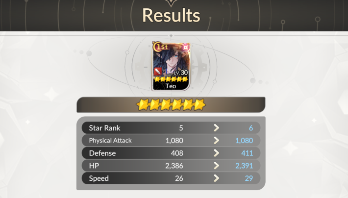 Rank Up to 6 Star