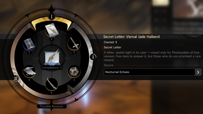 Vernal Jade Secret Letter