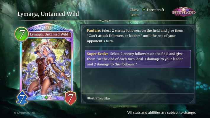 Lymaga, Untamed Wild Infinity Evolved Card