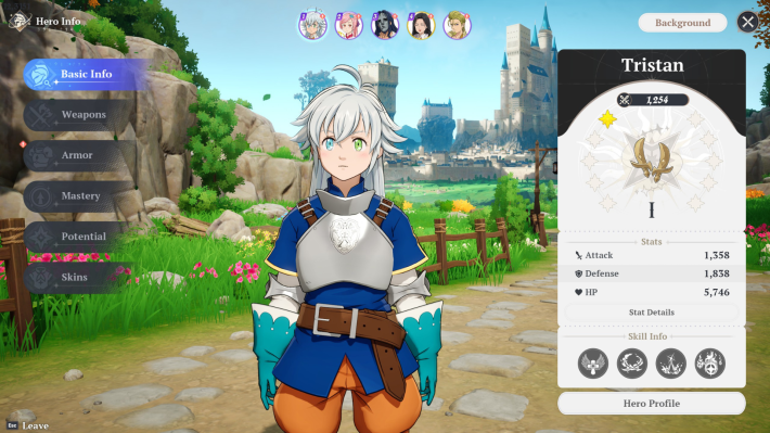 The Seven Deadly Sins Origin Tristan Hero Info