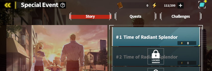 Special Event Time of Radiant Splendor