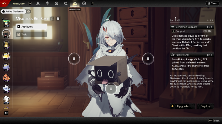 Recommended: Use Bro Boxie Geniemon