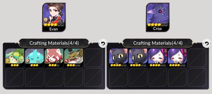 Crafting Heroes for Power Up Dungeon