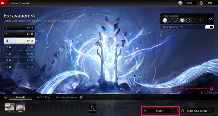 Duet Night Abyss Match