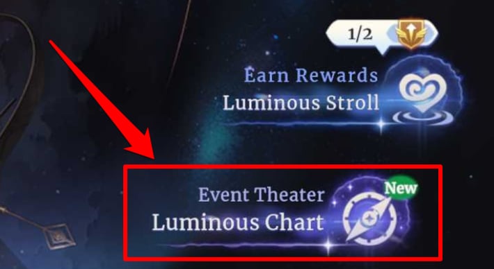 Sword of Convallaria (SoC) - Luminous Chart Button