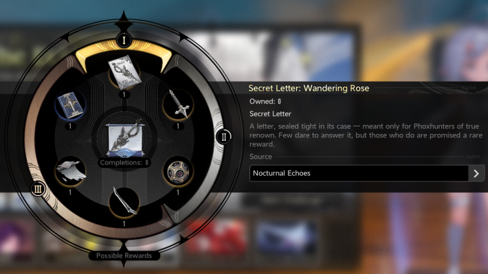 Wandering Rose Secret Letter