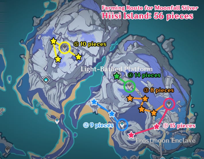 Moonfall Silver Farming Route