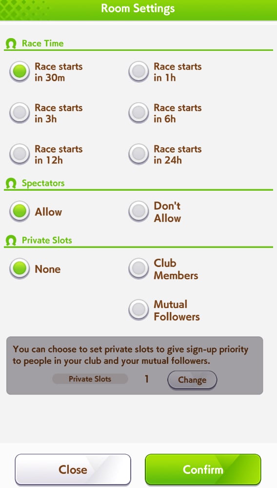 Room Settings