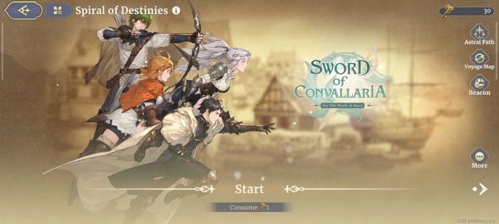 Sword of Convallaria (SoC) - Spiral of Destinies