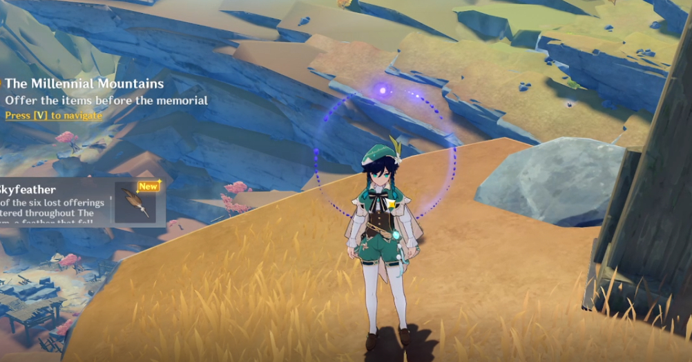Genshin The Millennial Mountains Quest Look For Offerings To Place Before The Memorial Genshin The Millennial Mountains Quest Look For Offerings To Place Before The Memorial